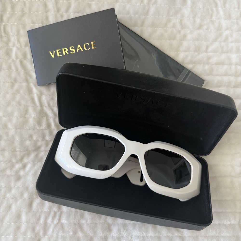 Versace White Sunglasses